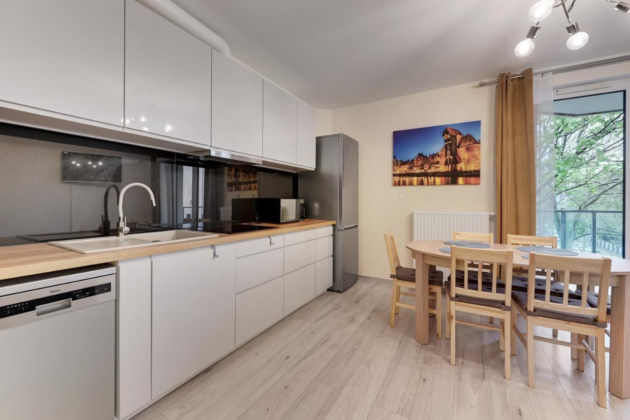 Gdansk Centrum - Apartament 3 - Pokojowy Z Duzym Tarasem Екстер'єр фото
